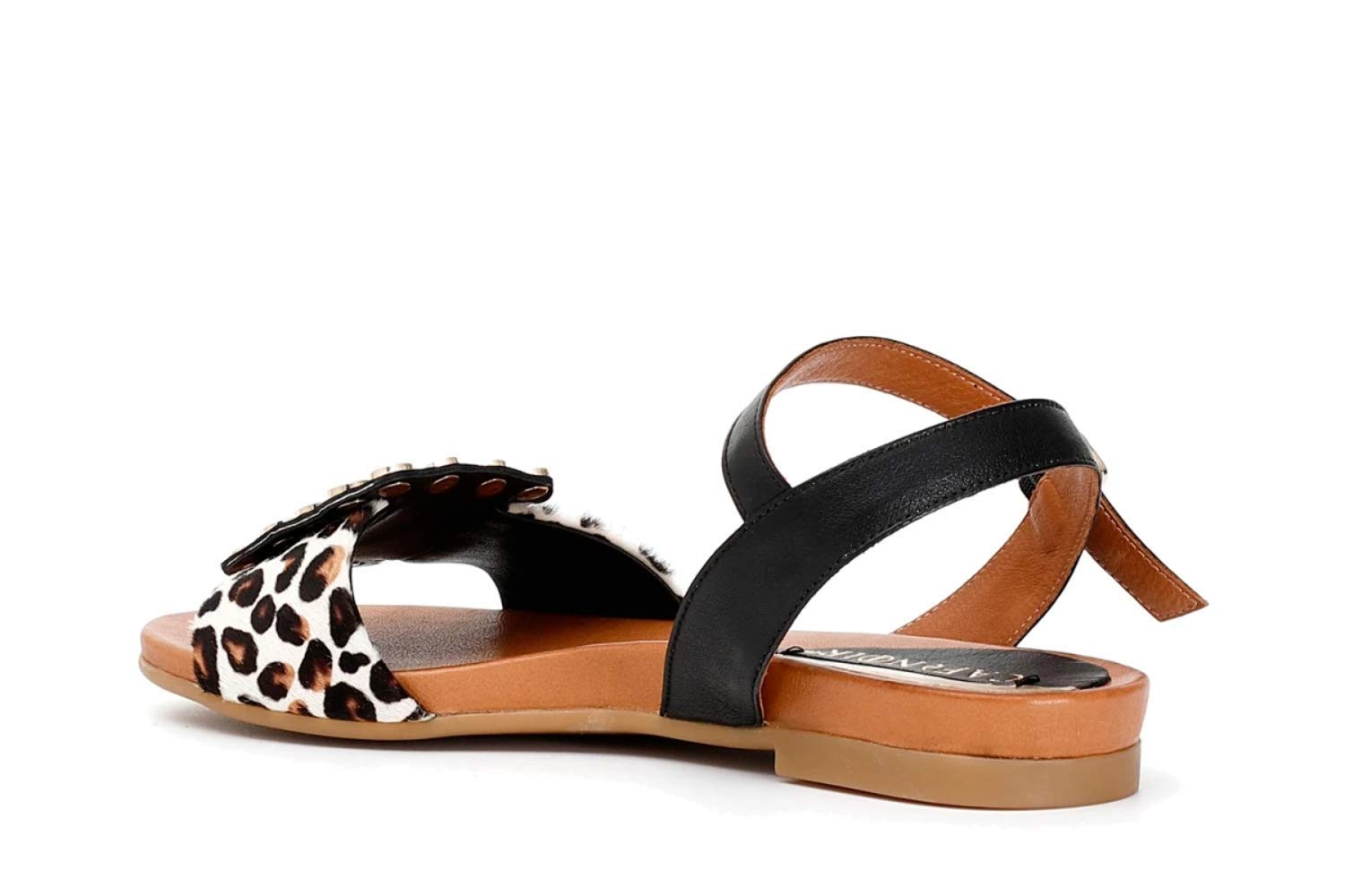 Cafe Noir Sandalo Gilda in Pelle con Cavallino - GGA110