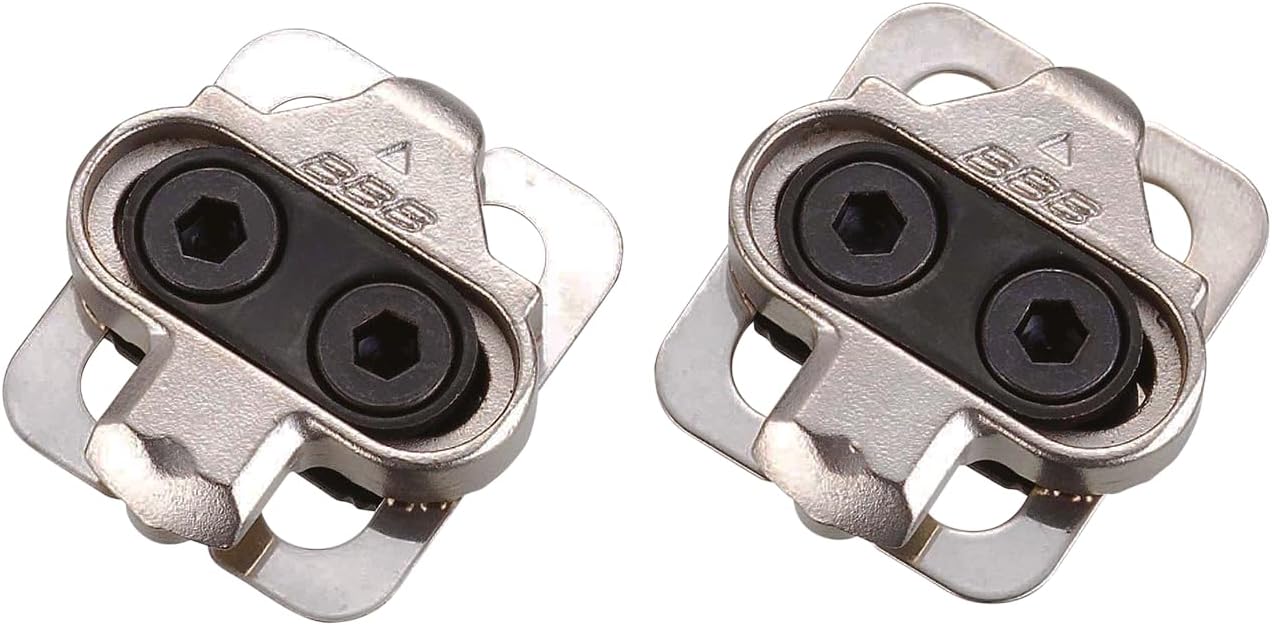 BBB Cycling Click & Go SPD Cleats | Compatible with All SPD Shoes and Pedals | 4 Degrees Float | Cleats for Cycling Shoes | BPD-01