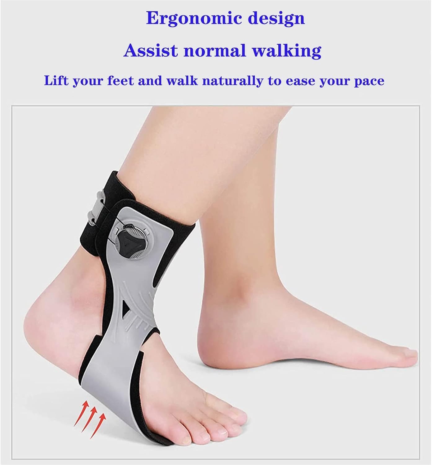 Aparato Ortopédico De Pie, Férula De Pie Caído Soporte Reflejo Fascitis Plantar Tendinitis De Aquileslesión Recuperar órtesis De Tobillo-pie, Left, L