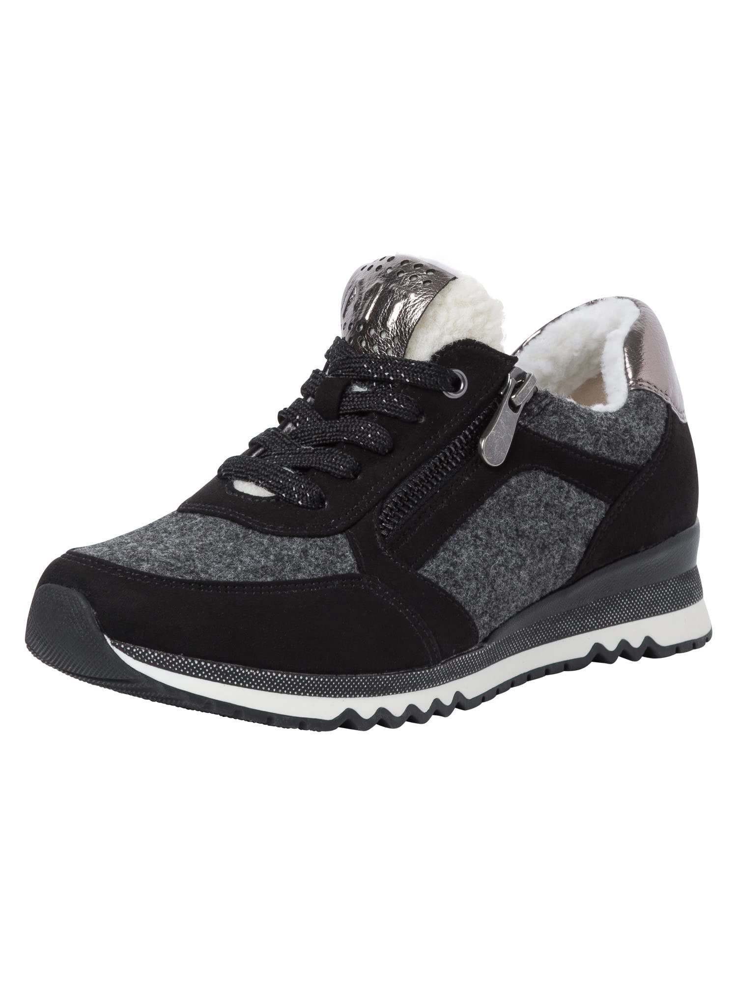 MARCO TOZZI Women's Marco Tozzi 2-2-23724-29 Sneaker, Black Black Comb, 6 UK