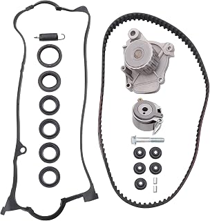 Timing Belt Kit with Water Pump Fit for Honda Civic 1.7L 2001 2002 2003 2004 2005 Timing Belt Replace for # TBK312
