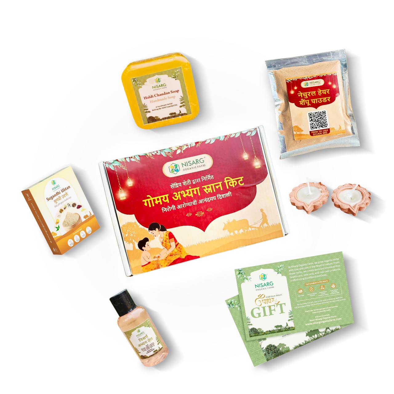 Abhyangsnan Kit Eco-Friendly Bath Body Skincare Kit for Women Men Navratri Diwali Premium Gift Set Unisex Skincare & Wellness Basket Ideal for Wedding, Birthday Anniversary Gifts-picture-14