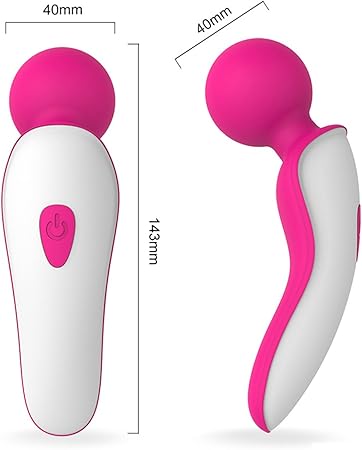 Vibrador de 9 velocidades, USB recargado AV Magic Wand ...