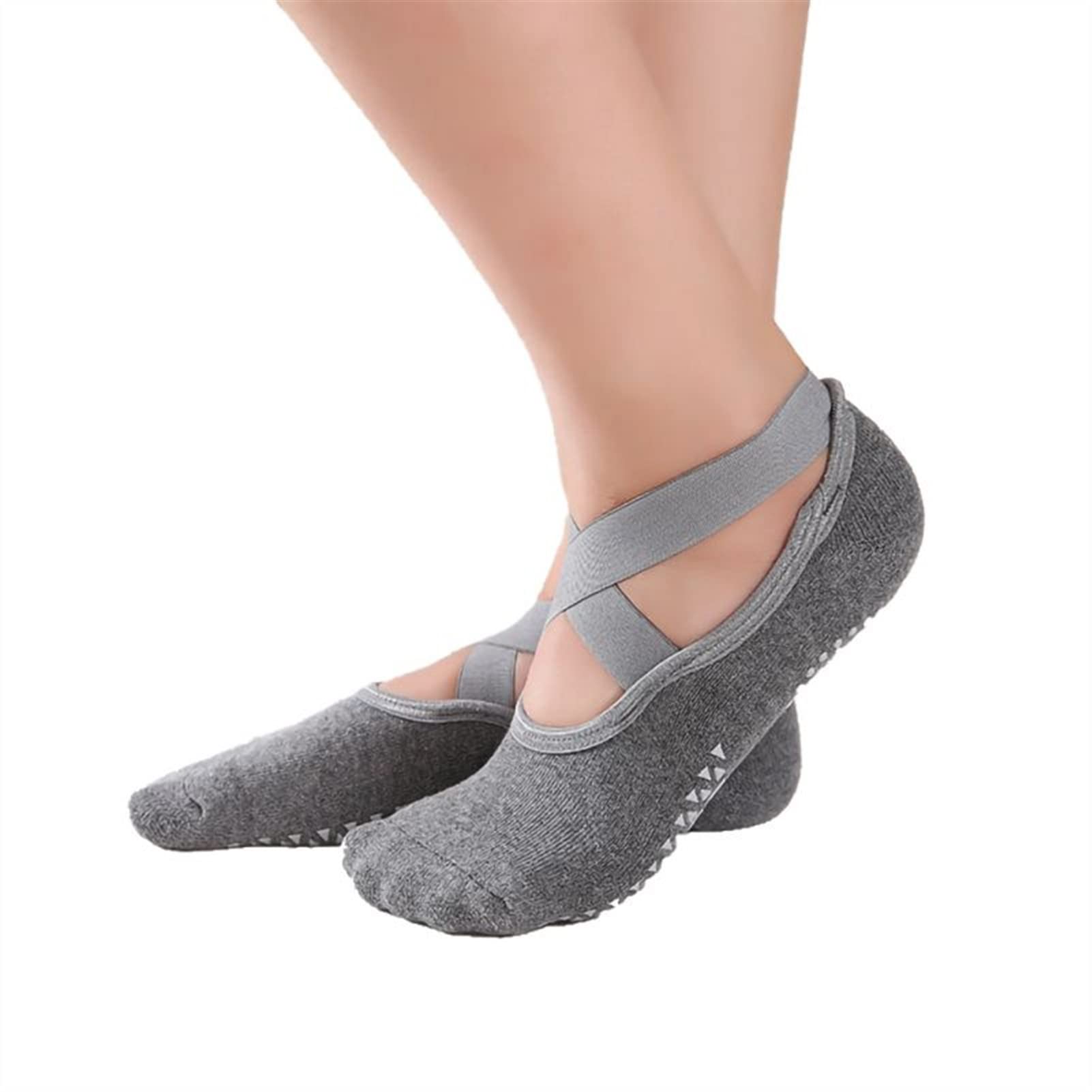 YIXIN2013SHOPSocks النساء الجوارب الرياضية الجوارب اليوغا المضادة للانزلاق سريع الجافة التخميد بيلاتيس الباليه الجوارب ممتاز قبضة القطن الجوارب Casual Socks (Color : H)
