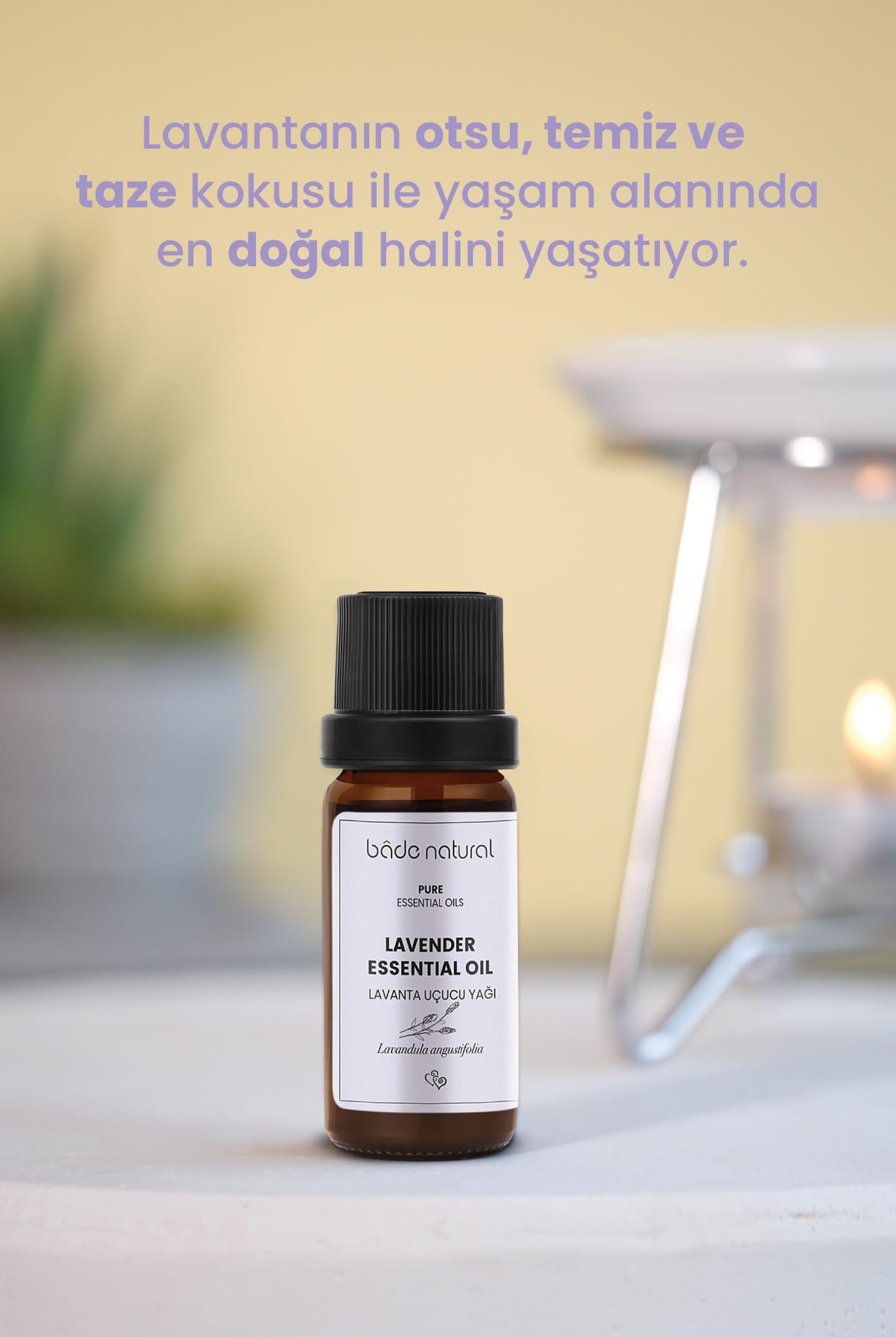 Bade Natural Lavanta Uçucu Yağı 1 Paket (1 X 10 Ml)