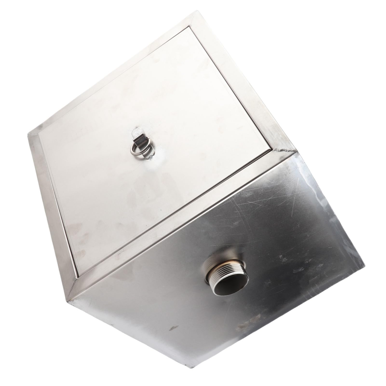 SUNGOOYUE Separador de Grasa Comercial en Construcción de Acero Inoxidable, Que Ofrece Durabilidad y Fácil Mantenimiento para Diversas Industrias, 30 X 30 X Cm