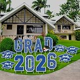 Aneco Waterproof 2026 Grad Yard Signs Plastic...