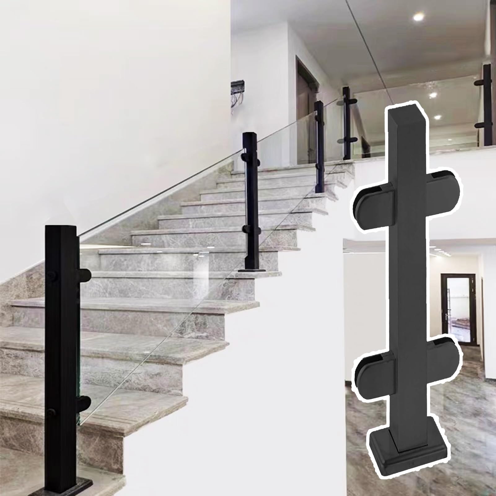 Garde-corps de sécurité robuste pour aménager un balcon moderne ou un jardin