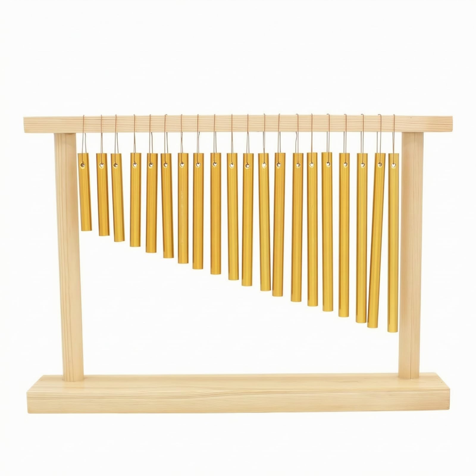 TISHITA Carillón Viento con Tubos Aluminio Sonido finido Campana Viento con Resisn a la Corrosión para Niños, Oro