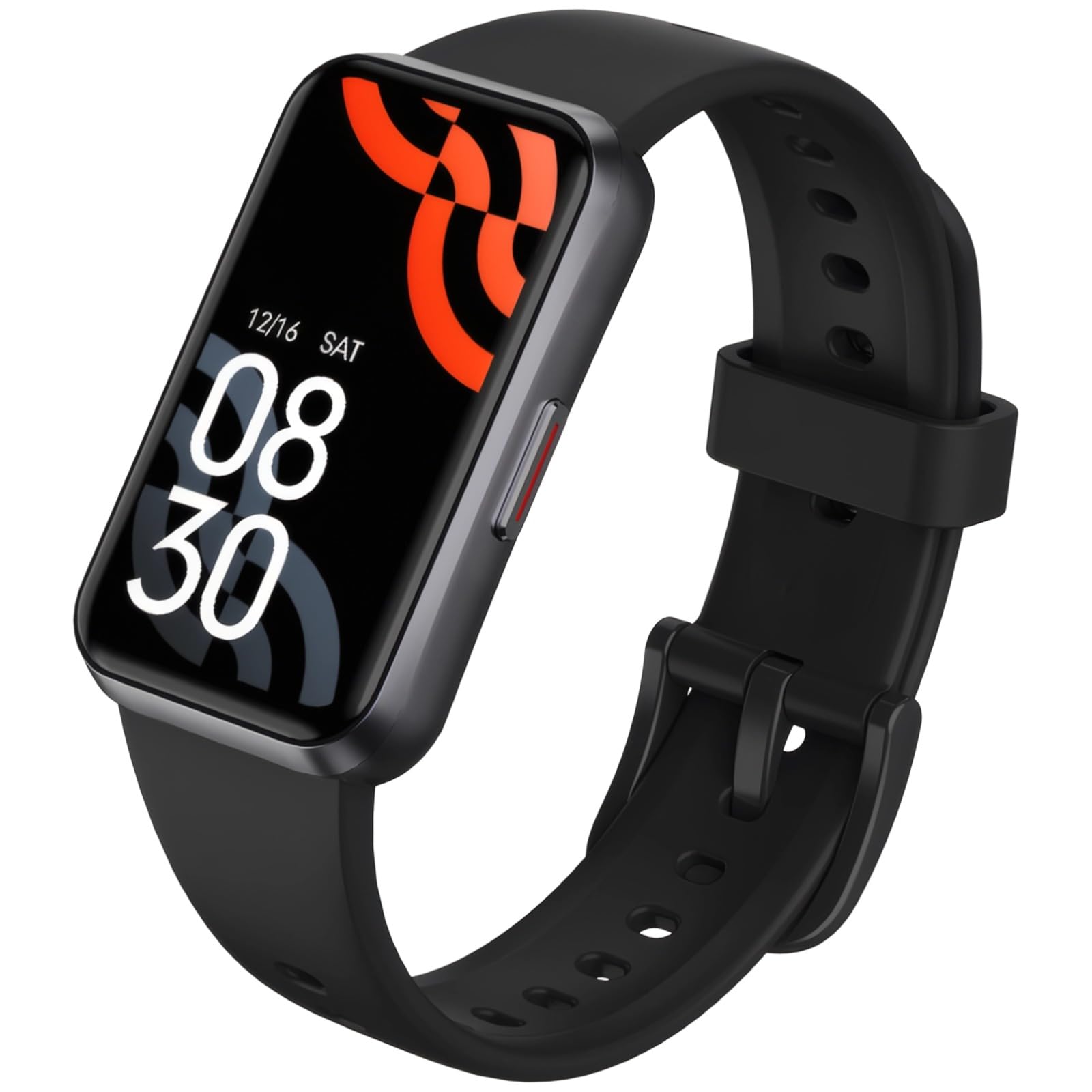 Reloj inteligente con pantalla grande de 3,73 cm, reloj de salud para oxígeno en sangre, frecuencia cardíaca y monitoreo del sueño, impermeable IP68, batería de hasta 7 días, recordatorio de mensajes