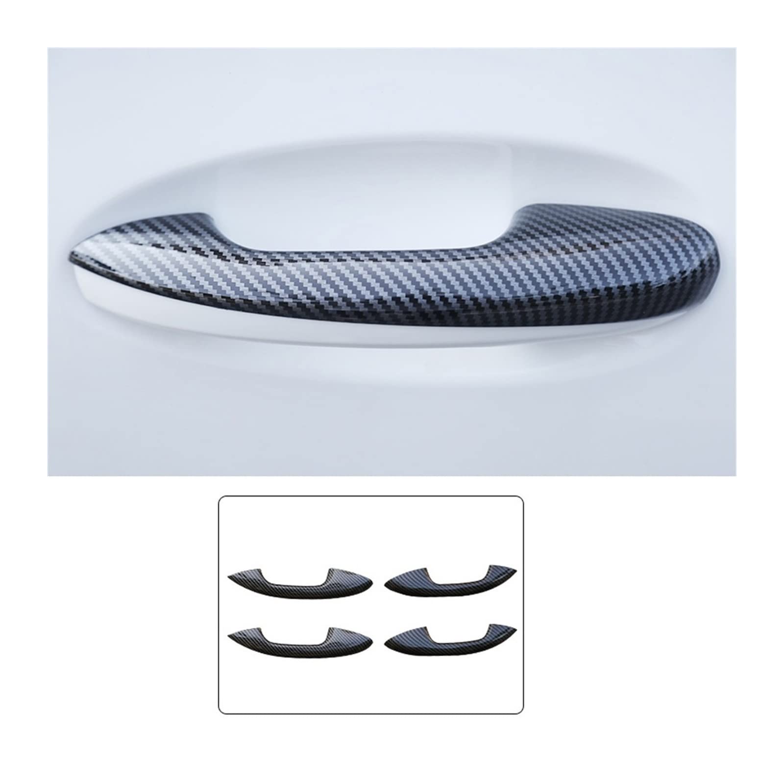 YTdhfDGJ for Mercedes for Benz C Class W206 C200 C220 C260 C300 2022+ Car Door Handle Bowl Trim Cover Decorative Frame (2)
