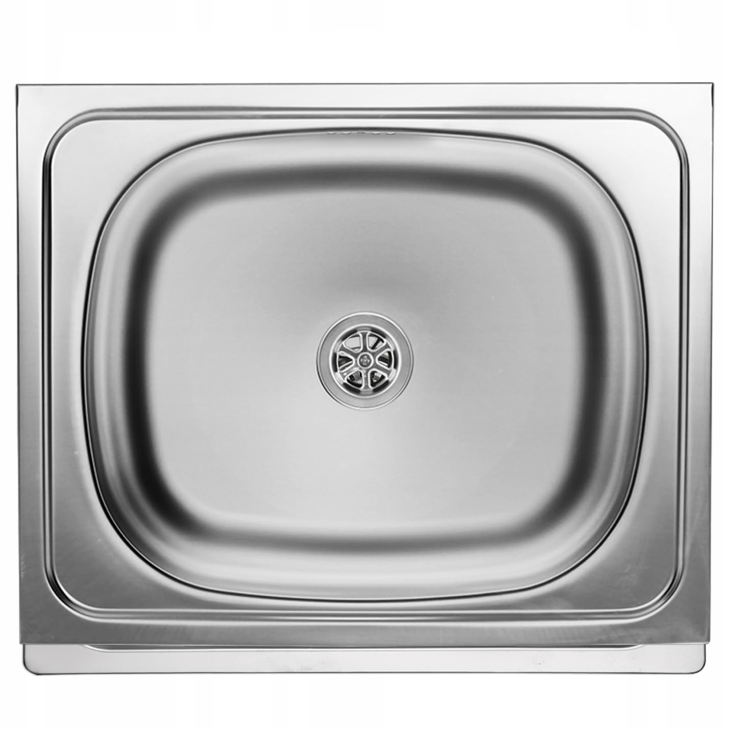 Spülenschrank Küchenschrank 50 cm Sonoma Spüle mit Armatur und Siphon