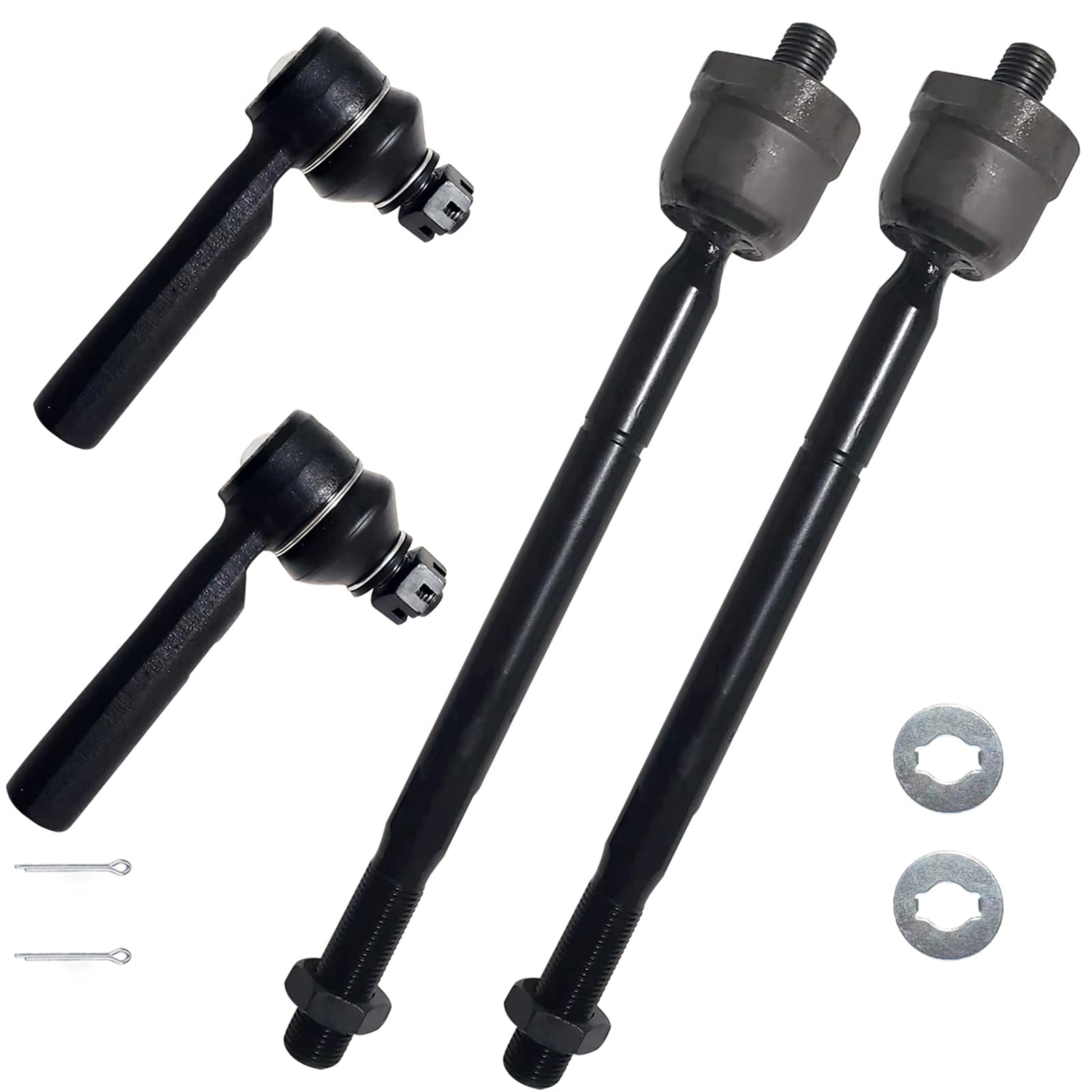 Amazon.com: KFVF 4PC Front Outer Inner Tie Rod Ends ES80895
