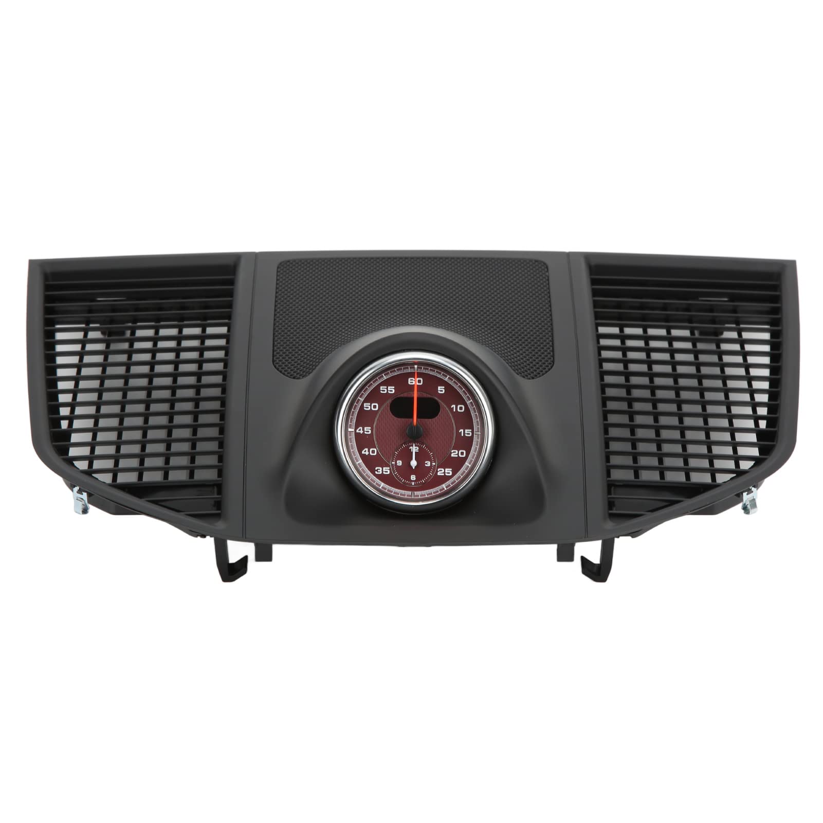 Dioche Pannello Strumenti della Console Centrale dell'auto con Set di Orologi 95B 858 189 C 5Q0 per il 2014-2020 - Sostituzione ABS Premium (cronometro rosso scuro)