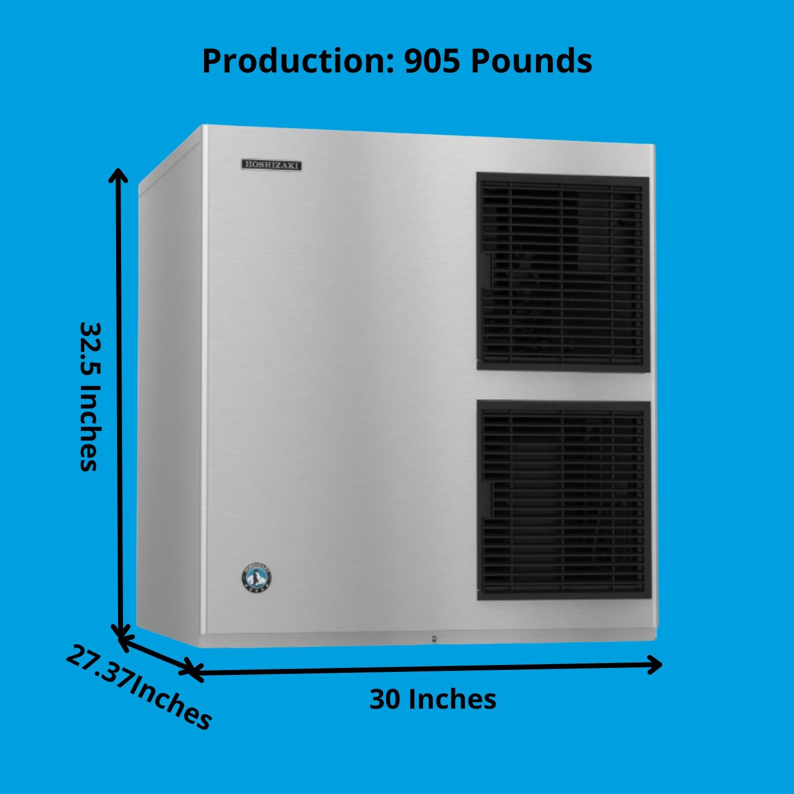 Amazon.com: Hoshizaki KM-901MAJ 30-Inch Air-Cooled Crescent Cube