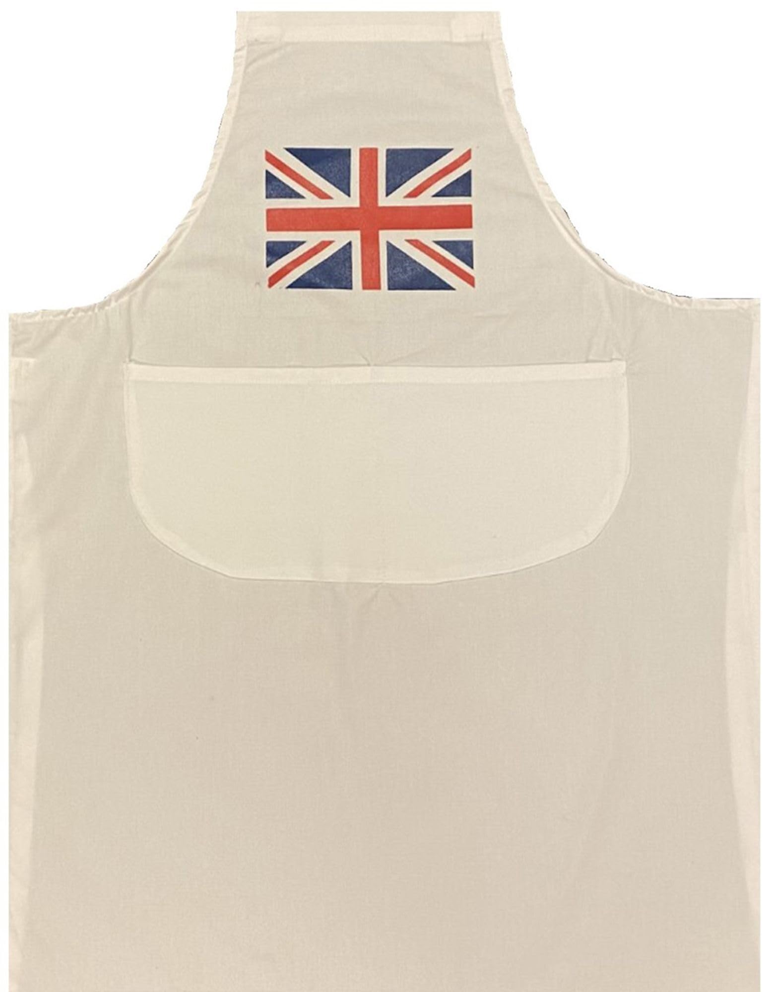 Men's Barbecue BBQ Apron - Novelty Fun Designs - Slogans - National Flags - Made in the UK (Union Jacks, White, One Size)