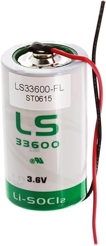 SAFT LS33600_WIRE D 3.6V 1700mAh Batería de litio para medición inteligente de utilidad, complementos AMR, linternas, comunicaciones, municiones