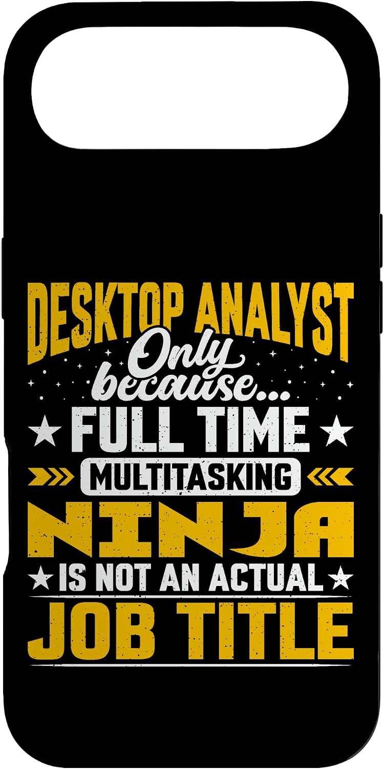 Desktop Analyst Job Title - Funny Desktop Expert Case for iPhone Air