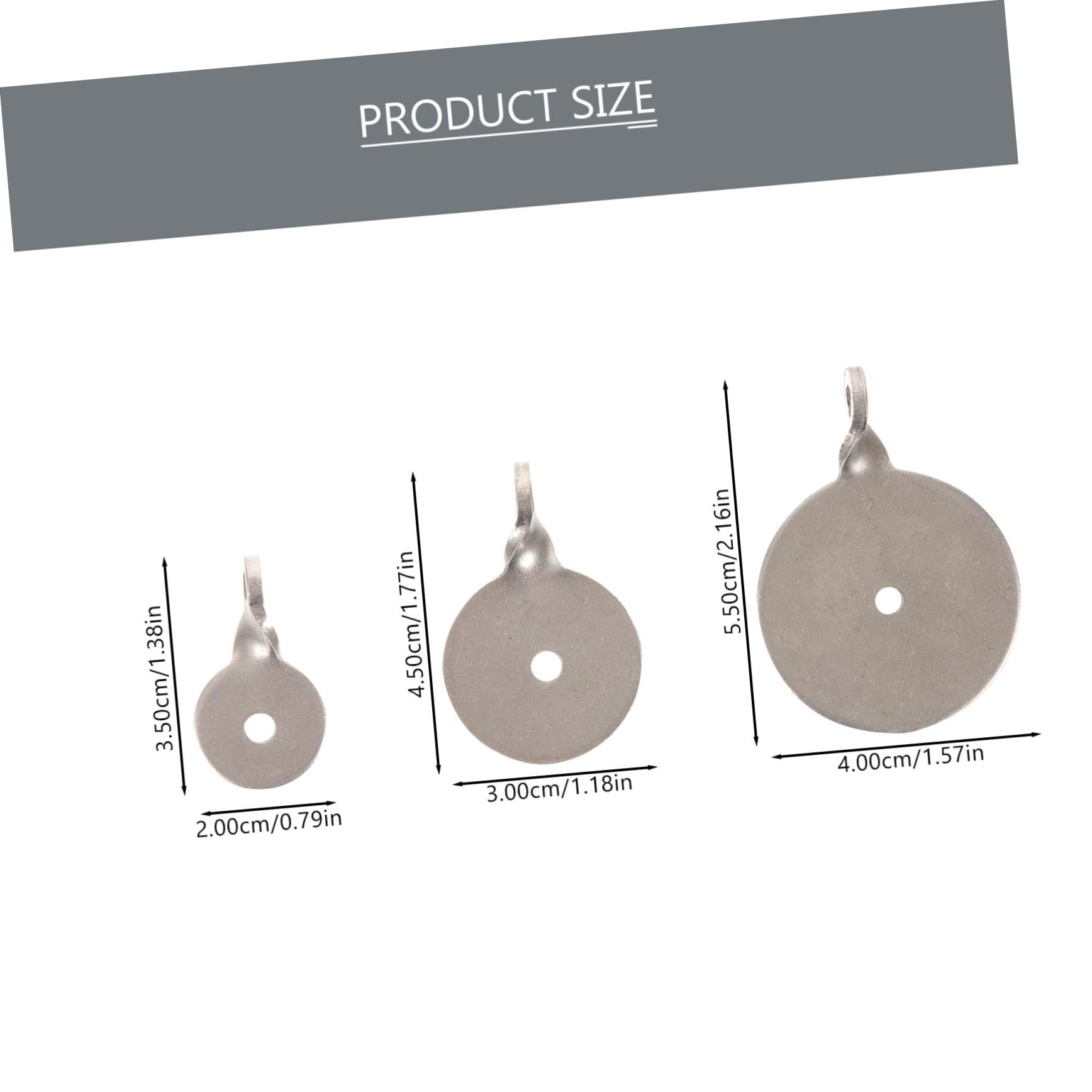 Totority 6 Pack Shooting Targets Stainless Steel Archery Targets Lightweight for Portable Range Training
