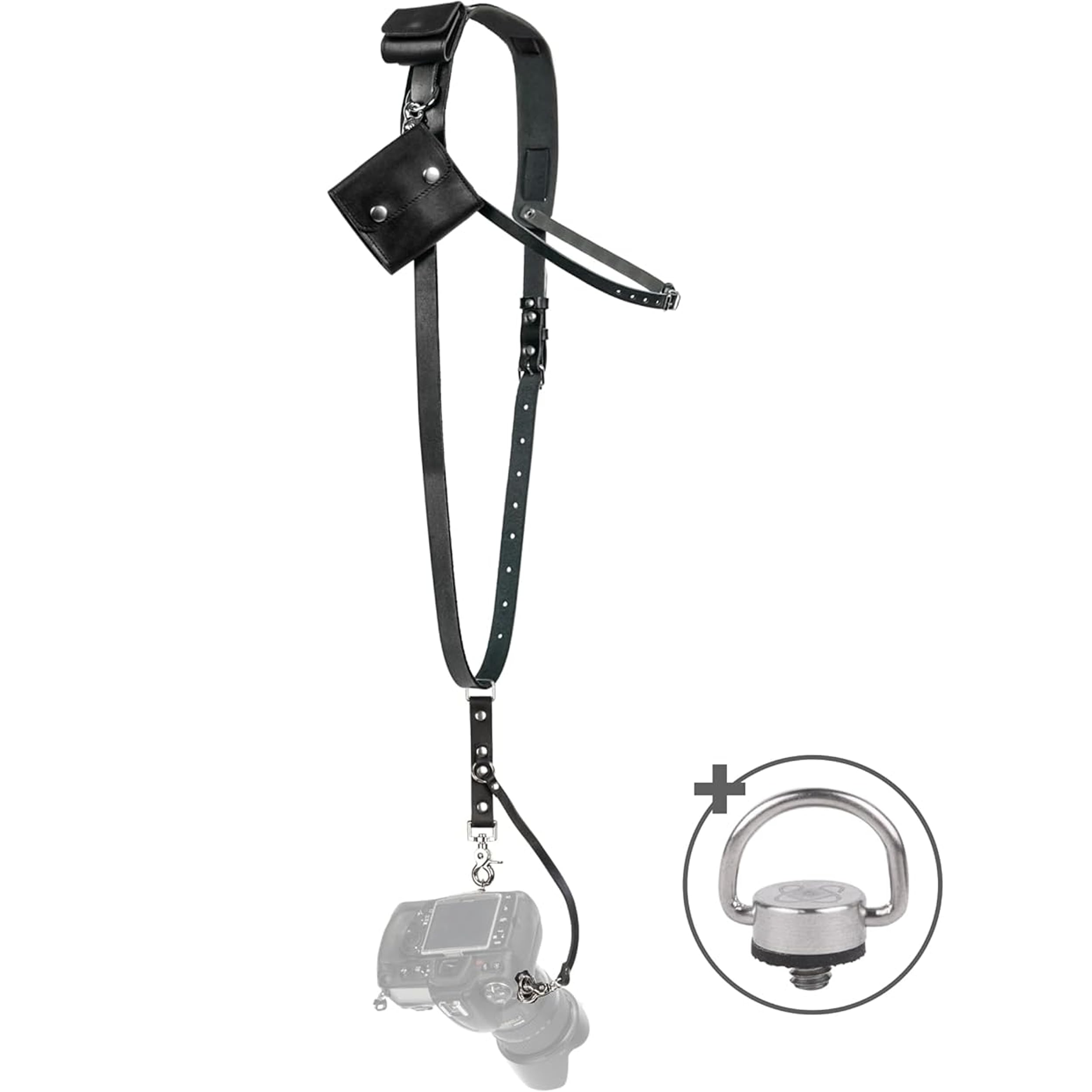 C Coiro Schultergurt Zubehör für Eine Einzige Kamera - Professionelle Hals Leder Harness 1 Kamera
