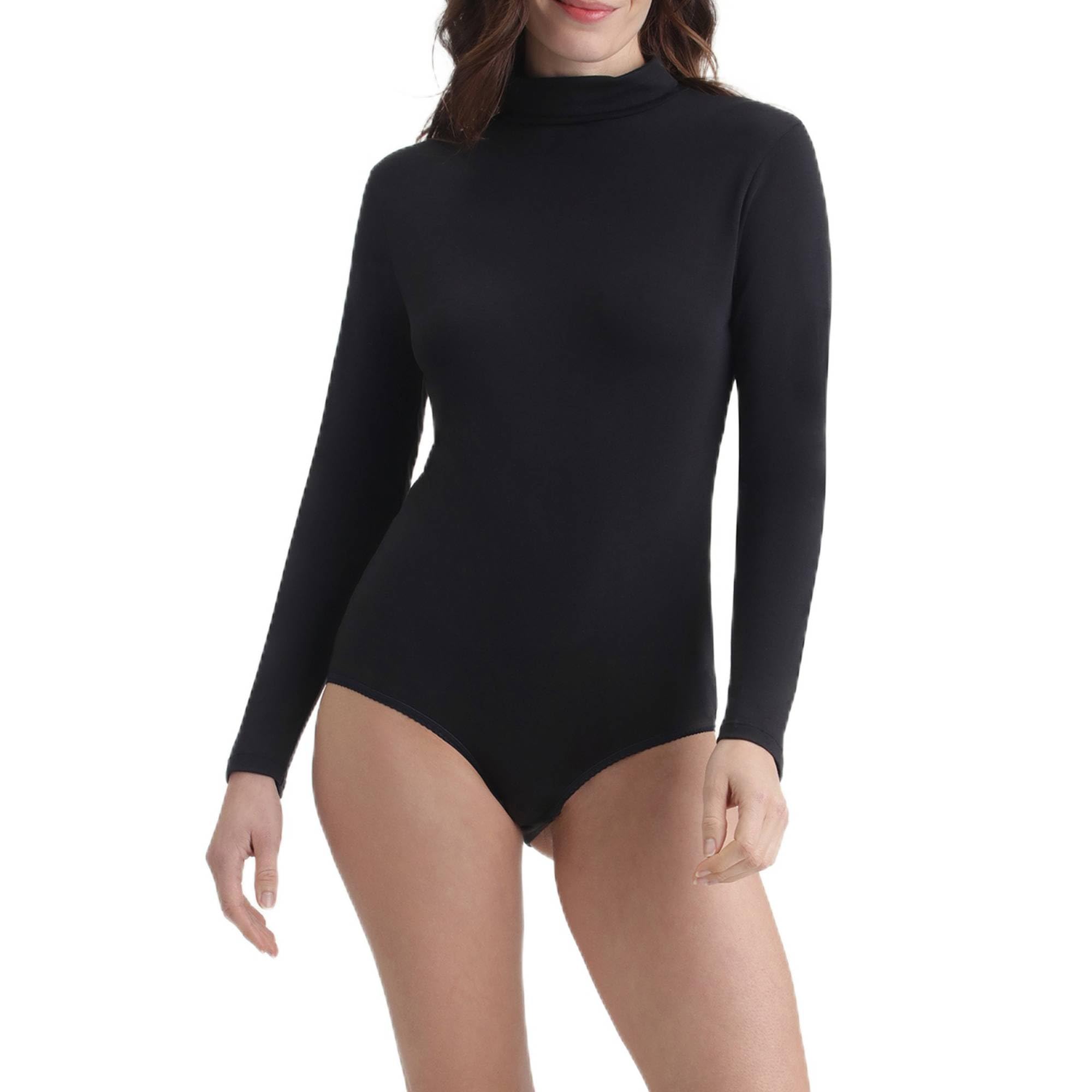 DIM Femme - Body Thermique Manches Longues – Col Bateau x1 | Sous-Vêtement Chaud Hiver | Seconde Peau Élégante