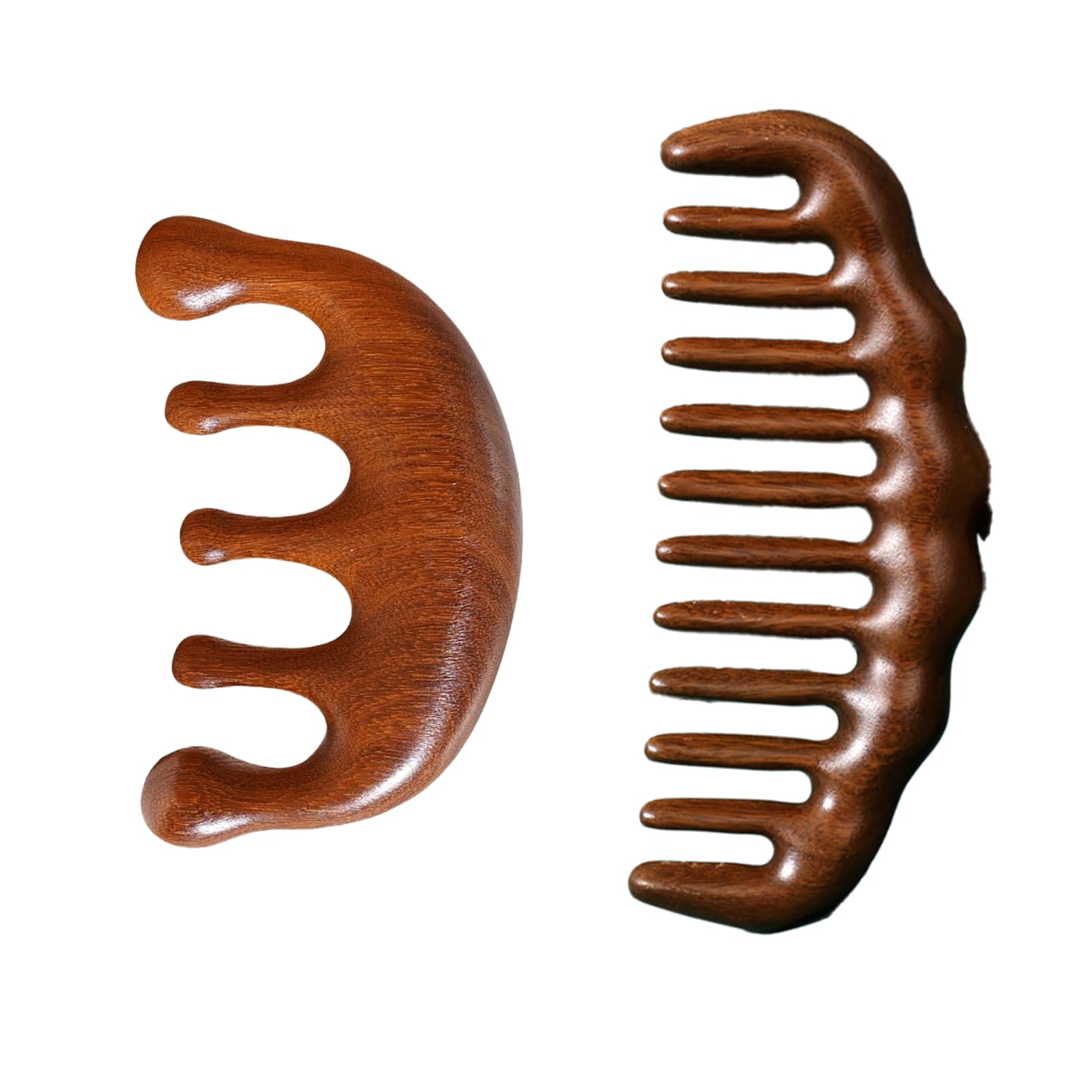 Texture Comb For Men, Wooden Comb Set With Wave Massage Comb And Five Ball Comb, Gentle Detangling And Scalp Care For Thick And Curly Hair, Portable Grooming Tools For Travel And Daily Use, Natural Wood Material For Static Control And Hair Health-image-36