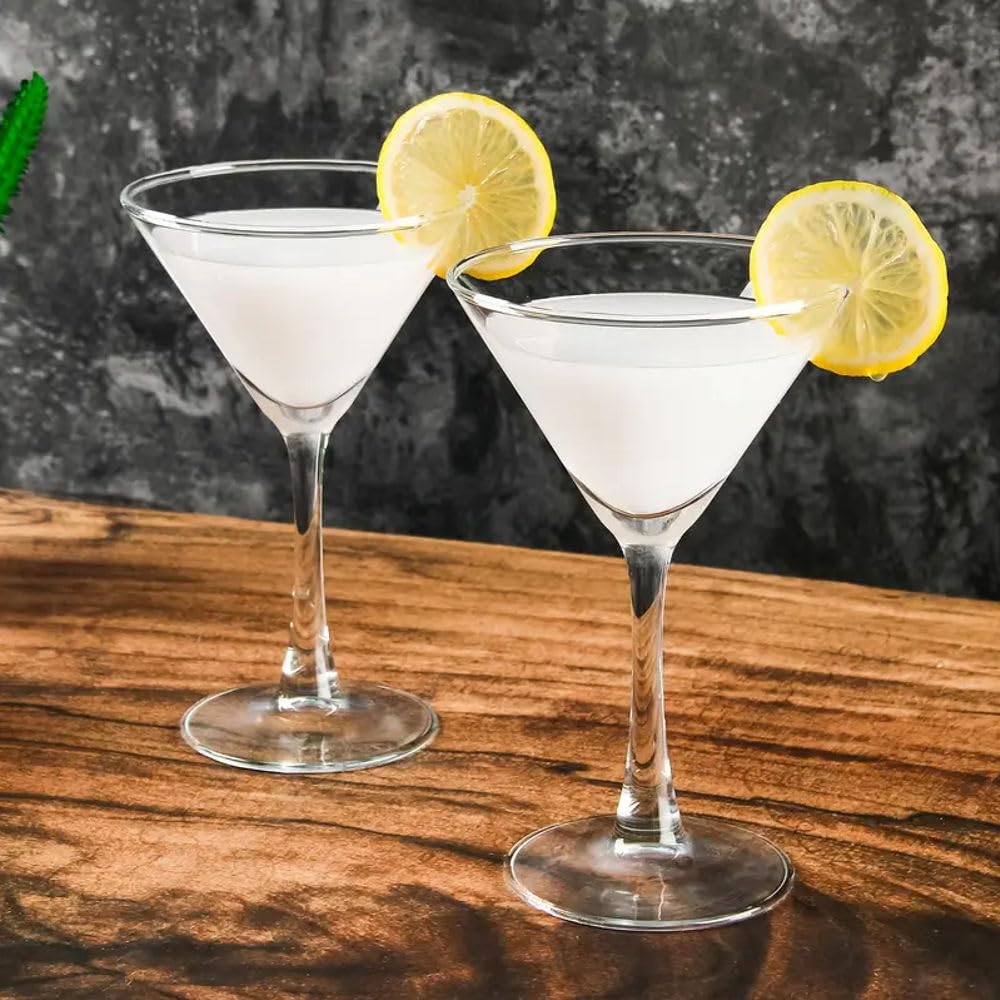 Forestamart Martini Glasses 190mL - Set of 4- Cocktail Glasses for Margaritas, Parties 1