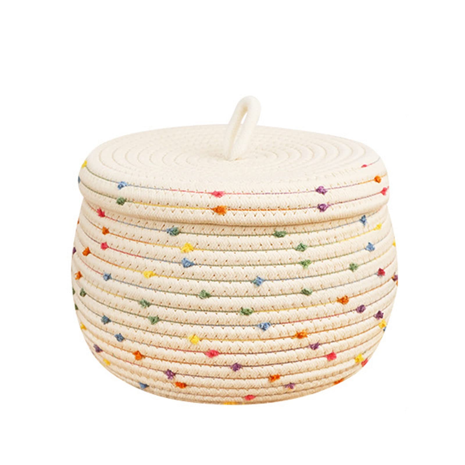 NEWFT Thread Christmas Tree Storage Basket Multifunction Container Box for Cosmetic Sundry Organization Bin Containe Christmas Storage Baskets for Gifts
