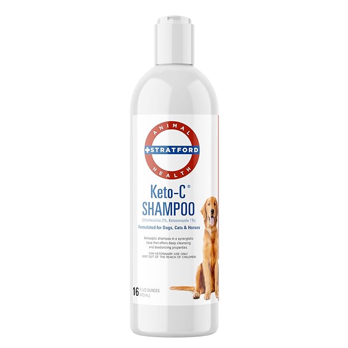 Buy Stratford Pharmaceuticals KetoC Shampoo for Dogs, Cats, and Horses
