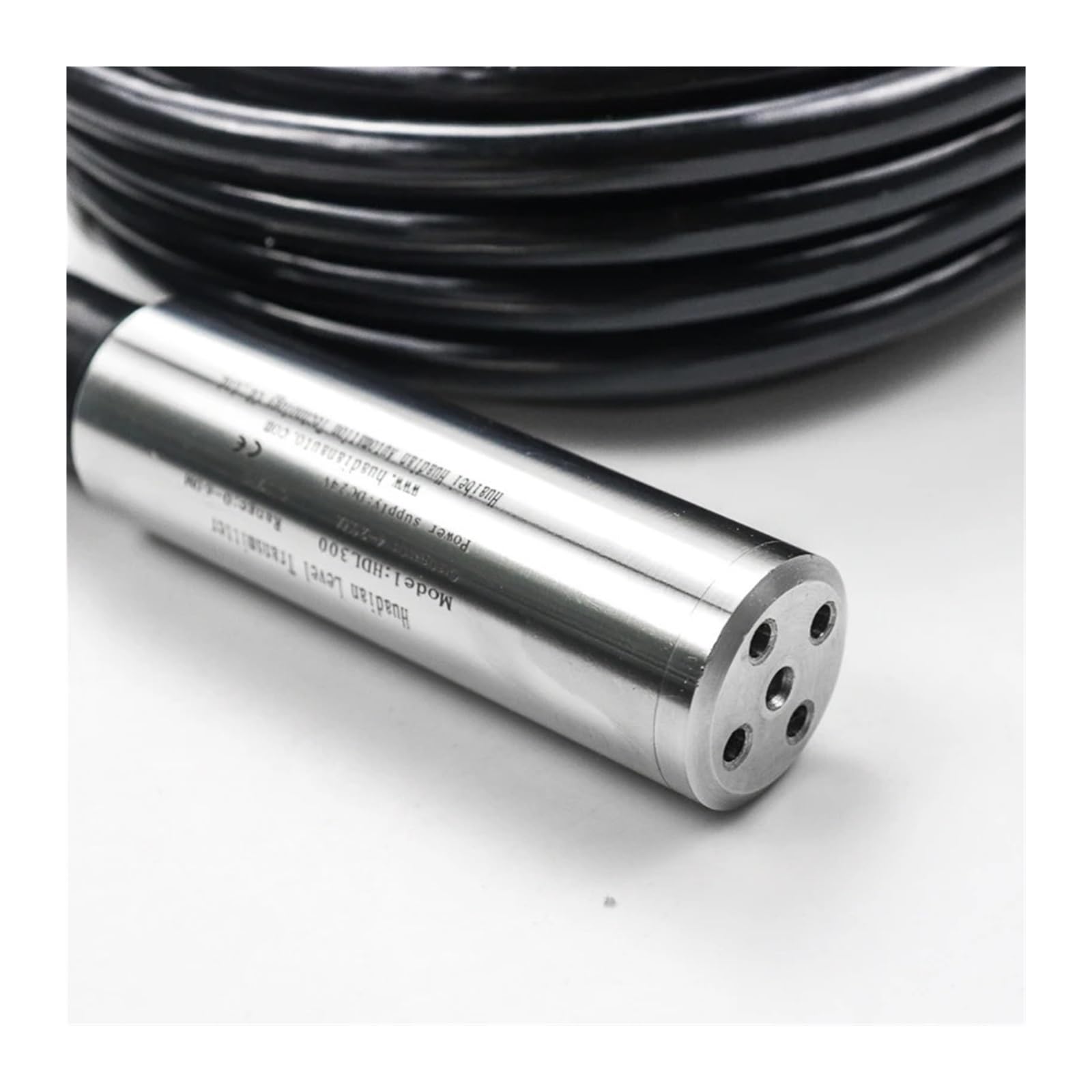 MXXDMOPD Input Intelligent Water Submersible Stainless Steel Probe Sensor Liquid Level Transmitter 4-20mA(40m Range)