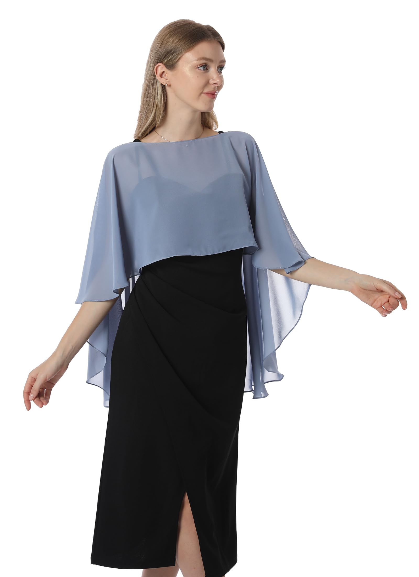 Szal paszminowy Kobiety Chiffon Cape001