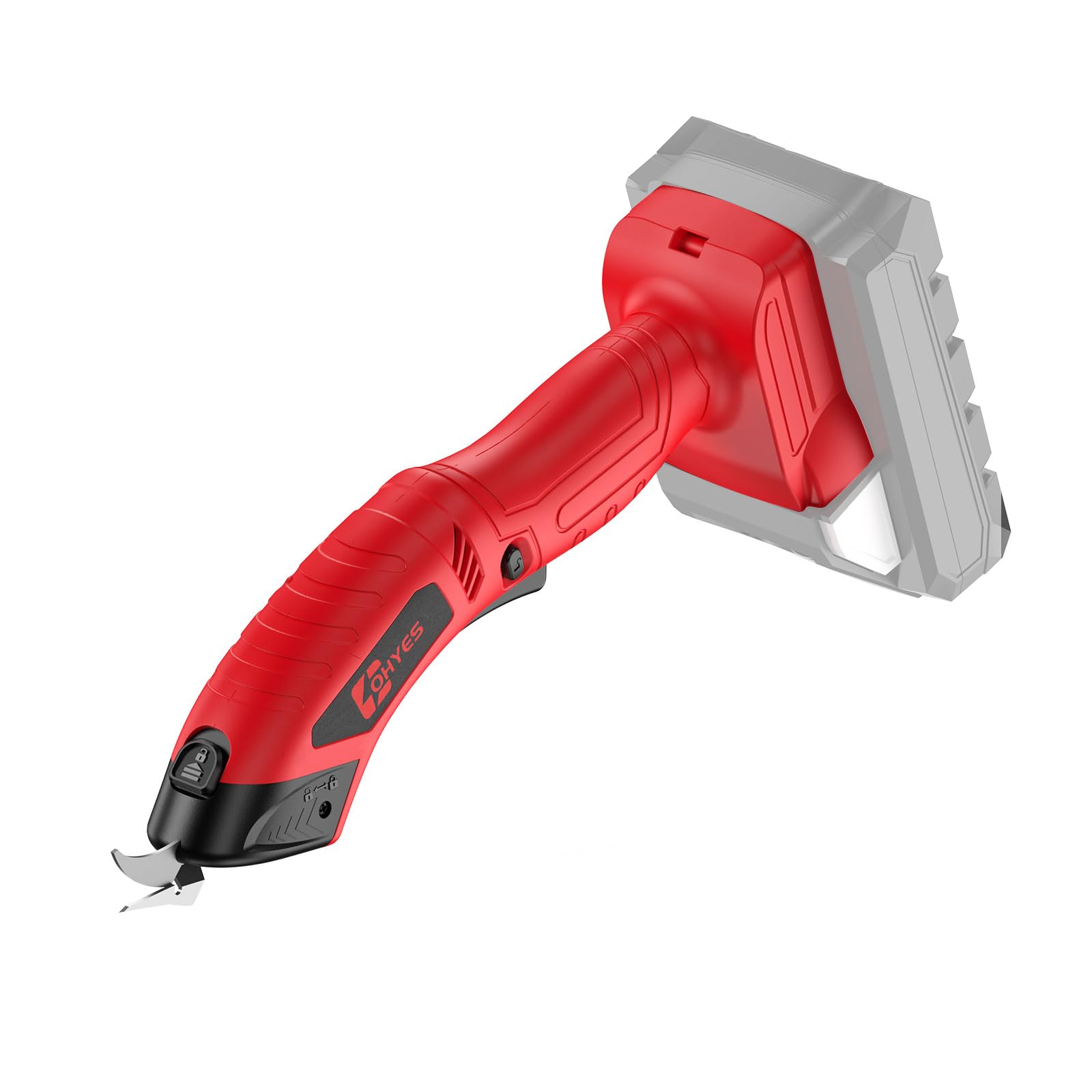 Cordless Power Cutter Fit for Milwaukee 18V Battery for Fabric Leather Carboard Cutter Festival Decoration Hard-Plastic(Battery not included)