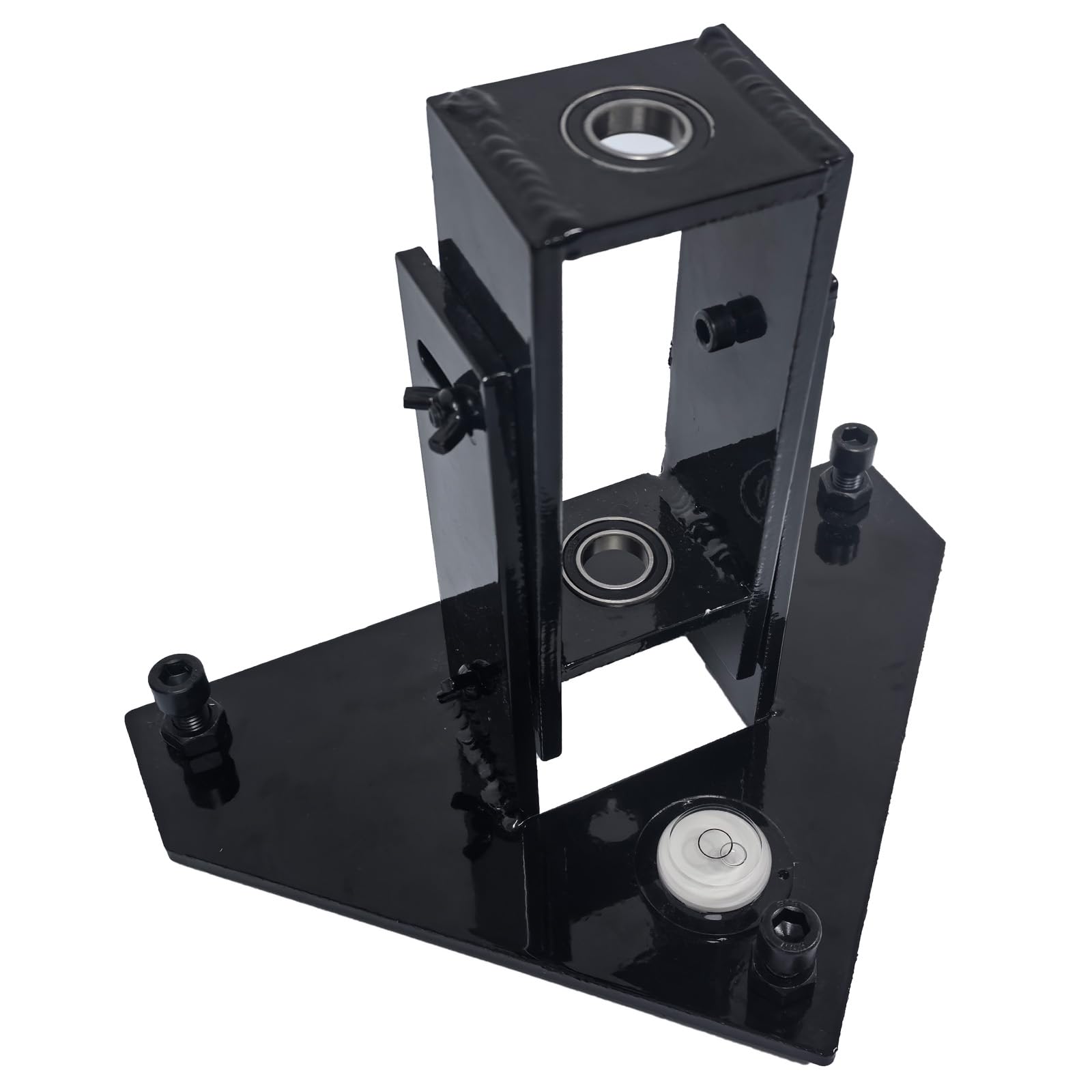Photo 1 of YUEYIN Pool Fence Drill Guide with Bubble Level, Drilling Aid, Adjustable Drilling Tilt Angle, Prevents Shifting of Drilling Position, Black