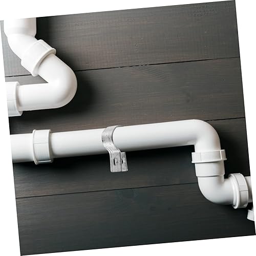 Miniatura 8 de Happyyami 10 Uds. Abrazadera de tubo de metal de esgrima de malla de alambre de acero galvanizado Banda de enlace de cadena Piezas de valla de