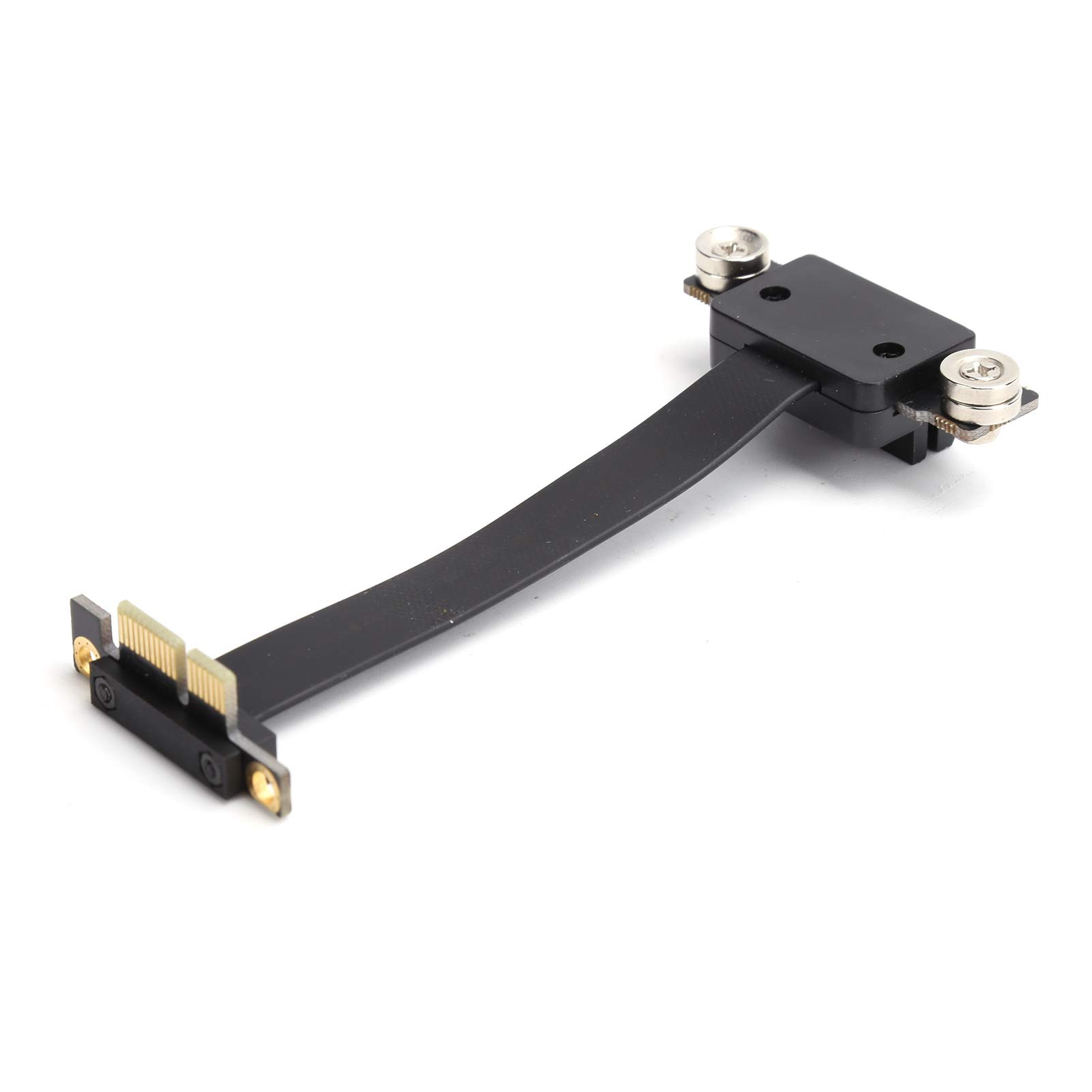 PCI-E 1X Adapter, Dust‑proof Adapter Cable Easy To Install Magnetic Foot Pad Design Durable for 1U 2U and for ATX/BTX Chassis