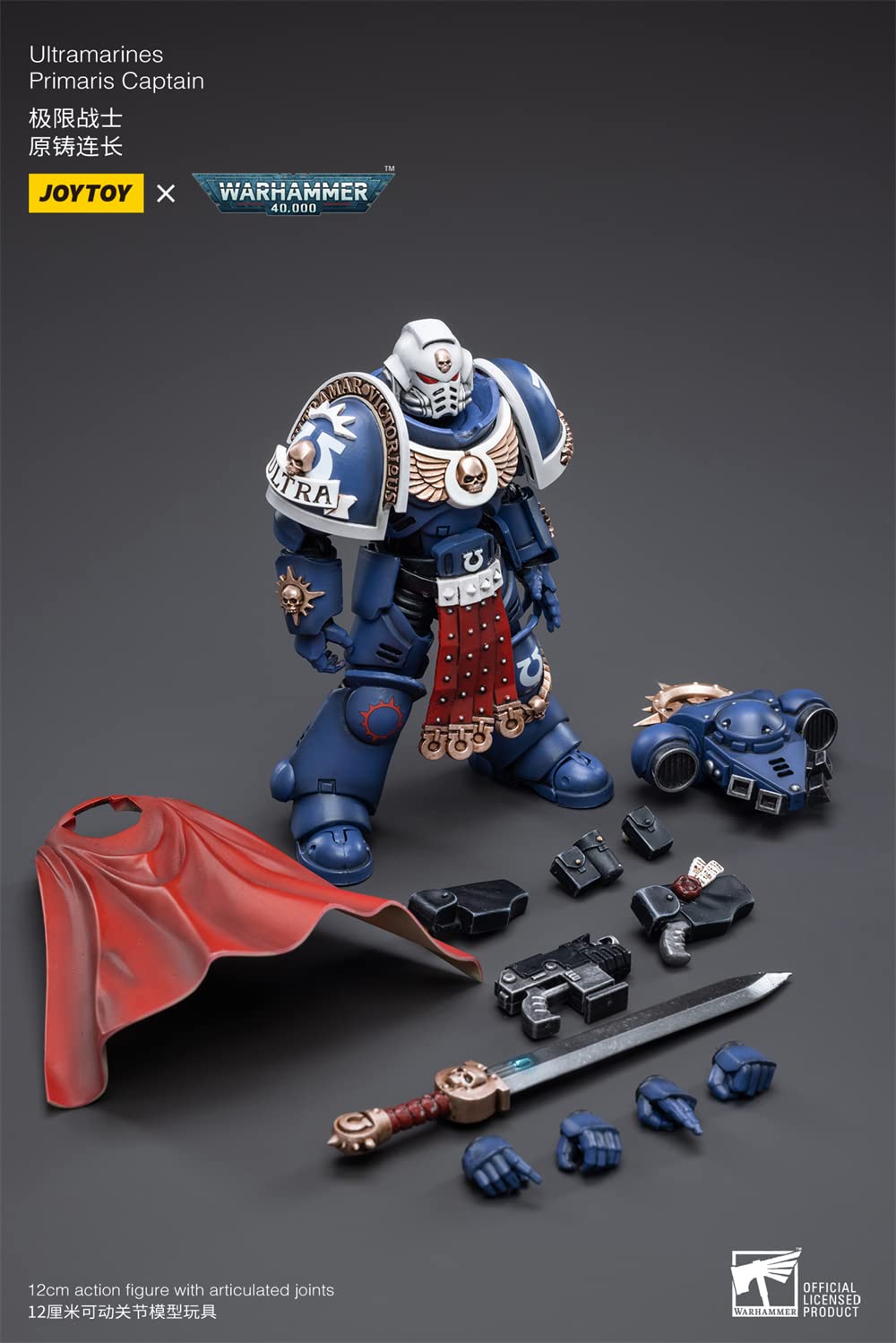 HiPlay JoyToy × Warhammer 40K Officially Licensed 1/18 Scale Science-Fiction Action Figures Full Set Series-Ultramarines Intercessors — view 7