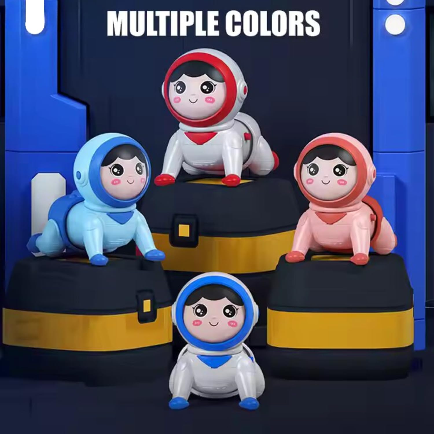 Sisq Crawling Doll - Realistic Electric Anime Toy for Motor Skills Development | Music & Training Fun Perfect for Toddlers | Interactive Crawling Doll | Educational Toy for Kids | 2