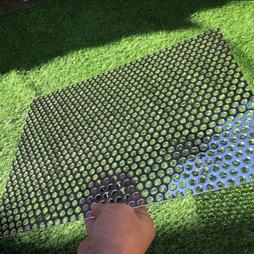 FengYoo Lochblech Edelstahl Lochgitter Edelstahl Gitter 8 mm Loch Stärke 1,1mm 406mmX305mm -Lochbleche - Lochgitter Metall