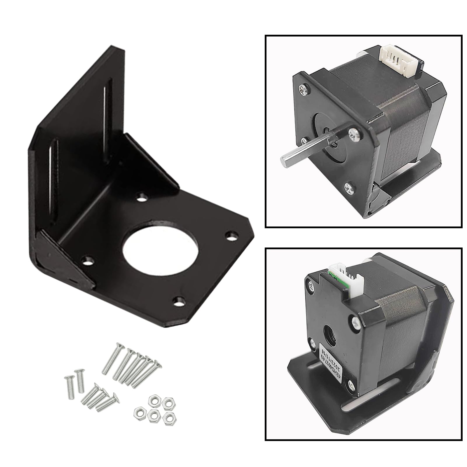 42mm L Shape Alloy Steel Mounting Bracket For Nema17 Stepper Motor Sale - View #10