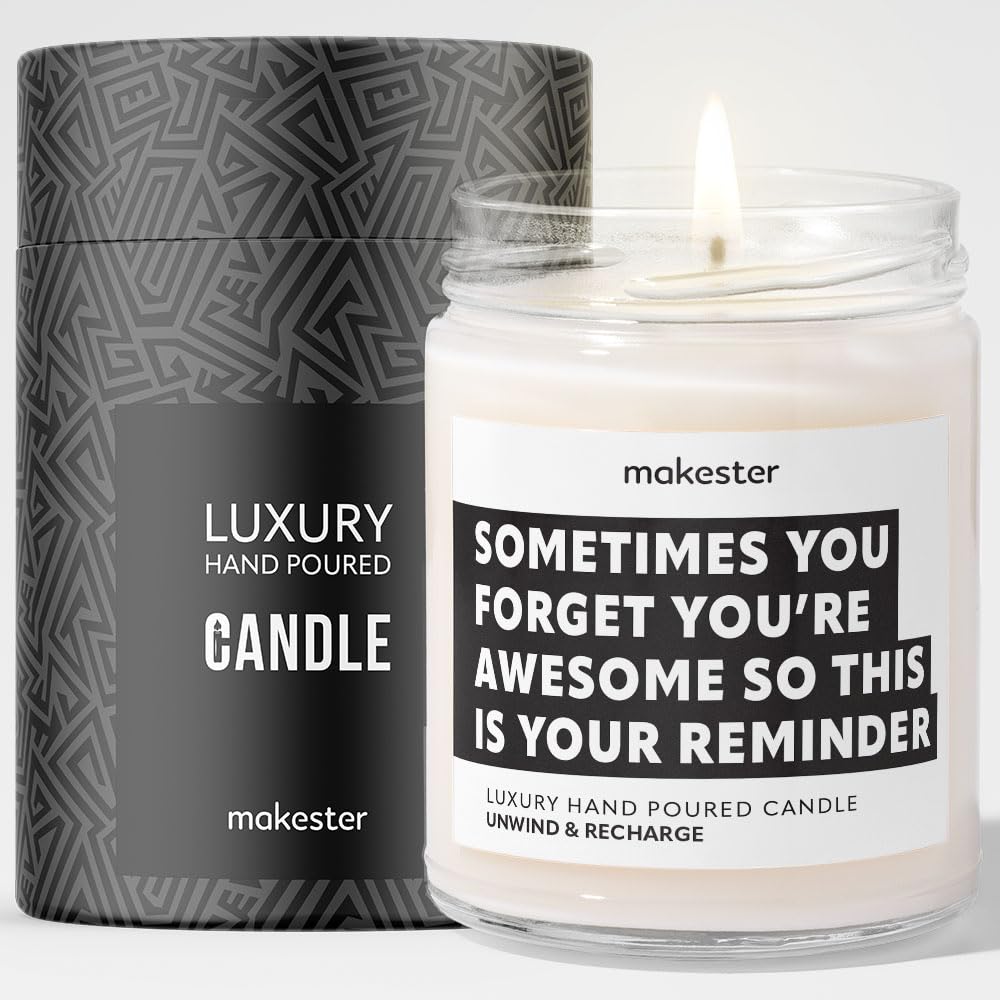 Spiritual Gifts - Luxury Soy Wax Candle - Vanilla, Jasmine, Sugared Almond - Makester