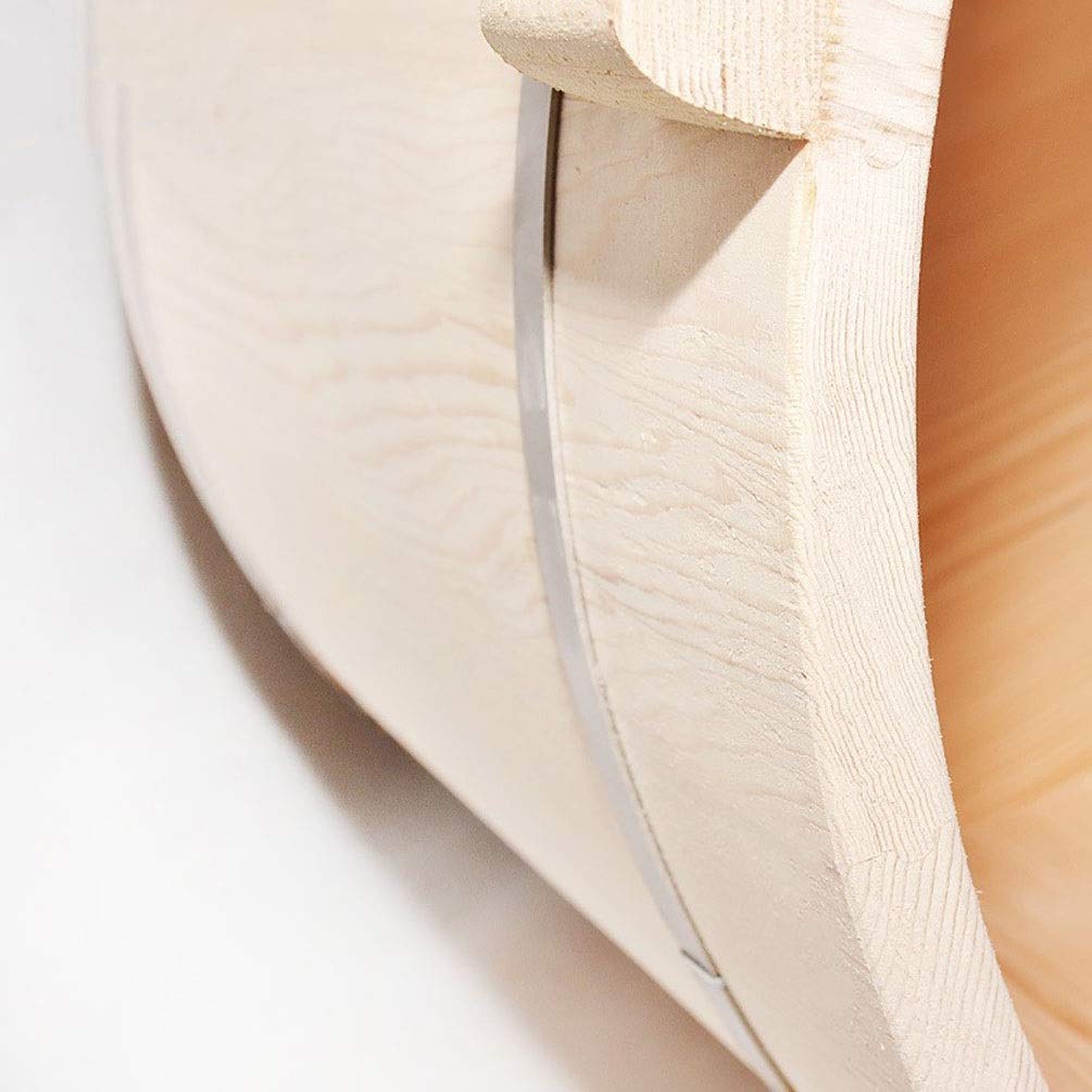 Seau en bois de sapin naturel pour le trempage des pieds avec massage, bain de pieds pour bain de pieds Lucky Star