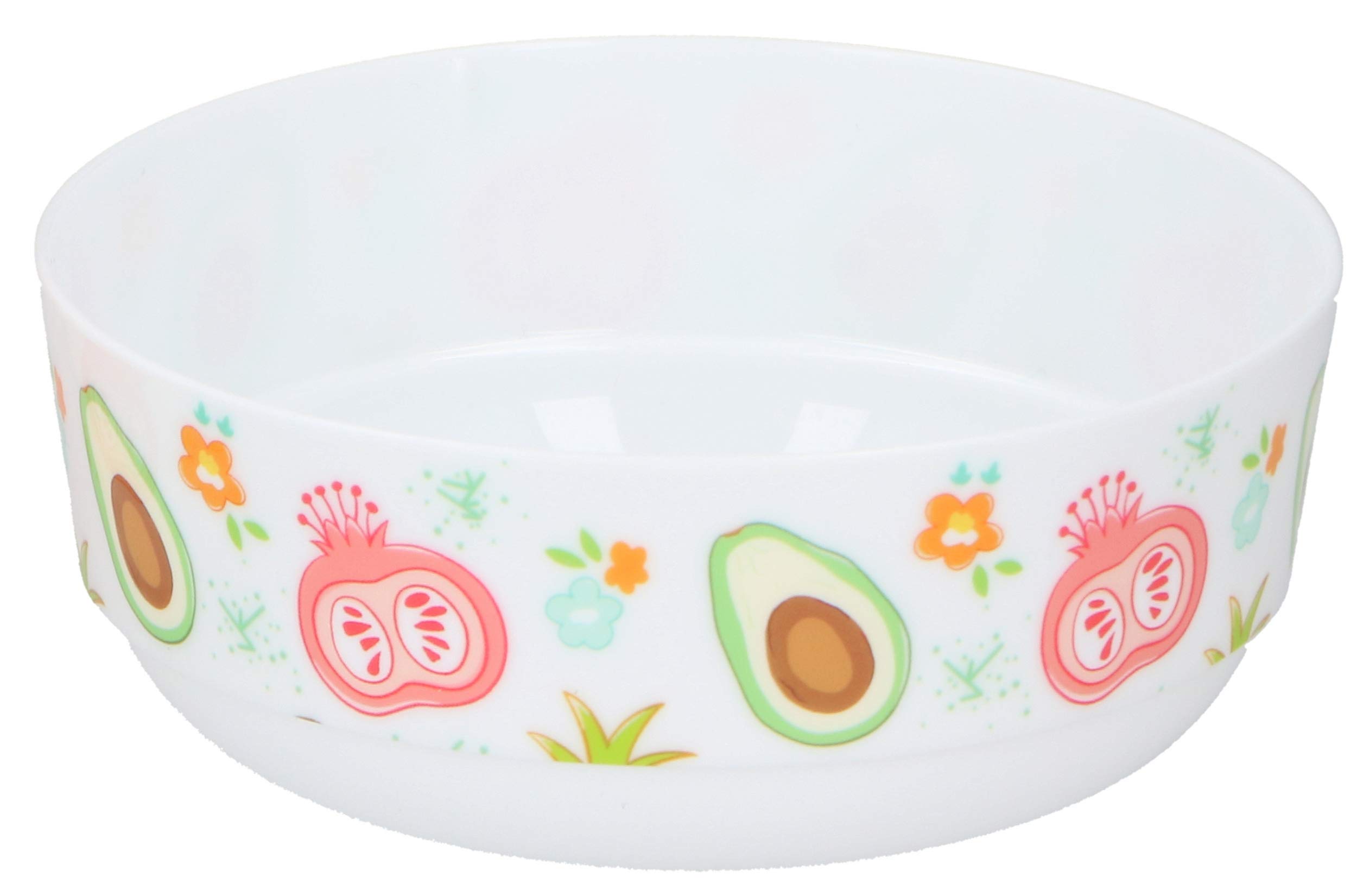 Cuisine Elegance Bowl 400 ml Polypropylene 12.8 cm White Set of 4