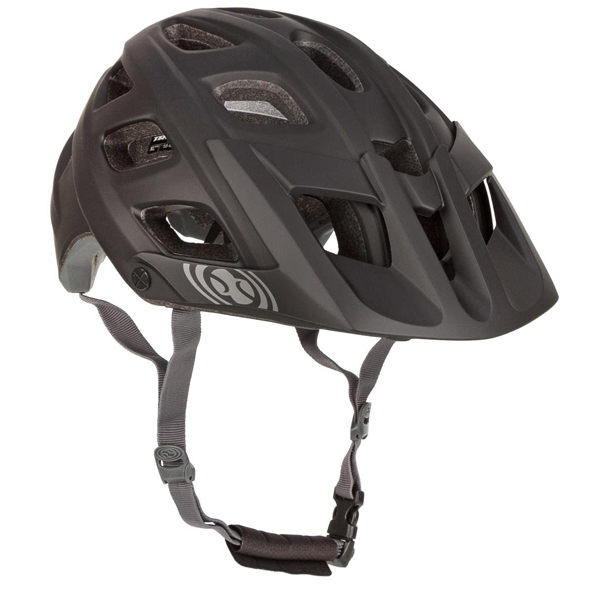 IXS Mixte Evo Casque VTT Trail all Mountain, Noir, SM (54-58cm) EU