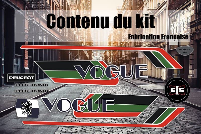 Kit Stickers Complet 103 Fox Peugeot - Autocollants Rétro Pour Mobylette 103 Fox