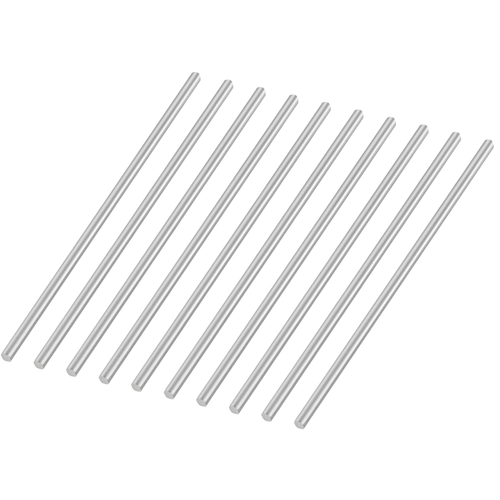 10 szt. Prętów okrągłych ze stali nierdzewnej 304 - pręt pełny o średnicy 3 mm(3x500mm)