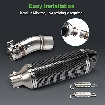 Amazon.com: WATERWICH Motorcycle Muffler Compatible with Amazon.com: WATERWICH Motorcycle Muffler Compatible with