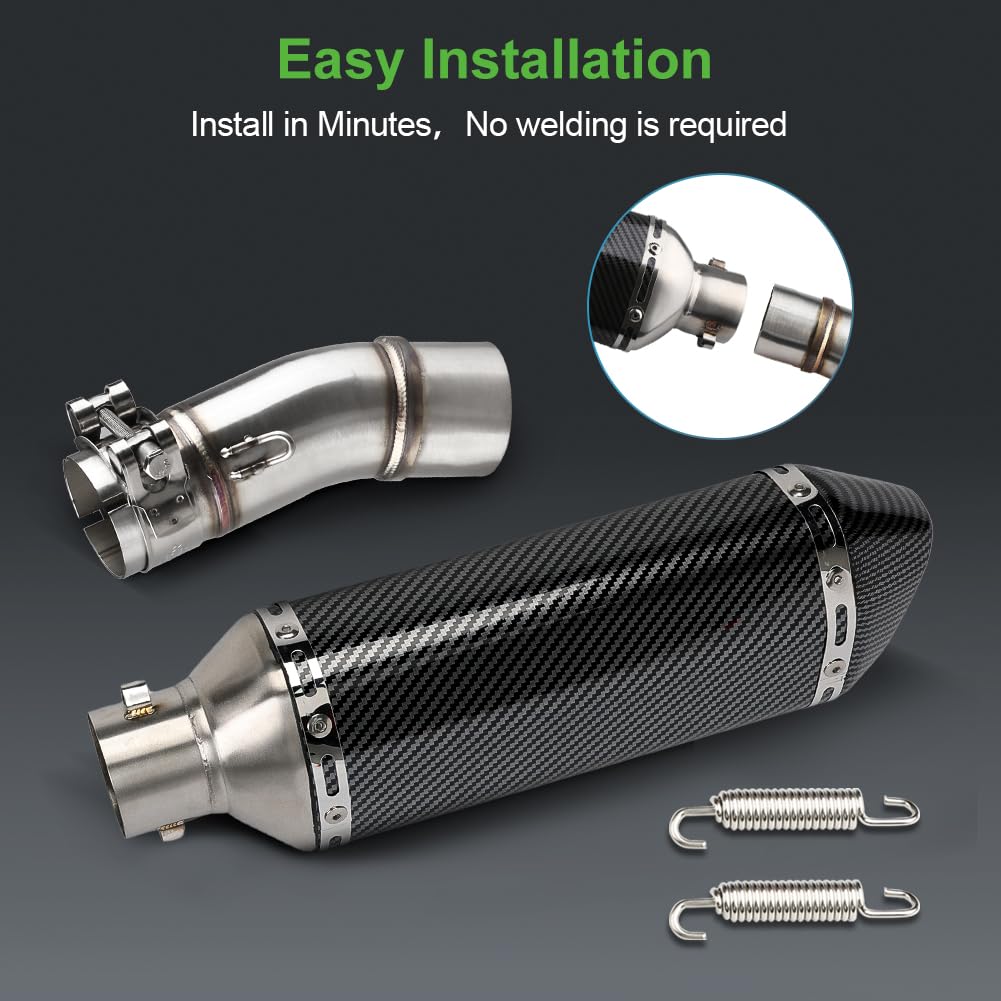 Amazon.com: WATERWICH Motorcycle Muffler Compatible with Kawasaki