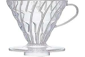 Hario V60 Plastic Coffee Dripper: A Clear Choice for Pouring Perfection (Size 02)