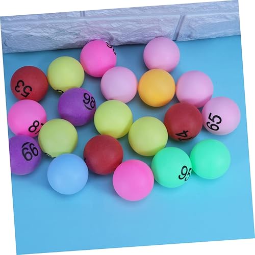 Miniatura 7 de 150 Uds. Número de bolas de la rifa, bolas de recuento de bolas numeradas de tenis de mesa, bolas de pong numeradas, bolas de pong impresas, bolas