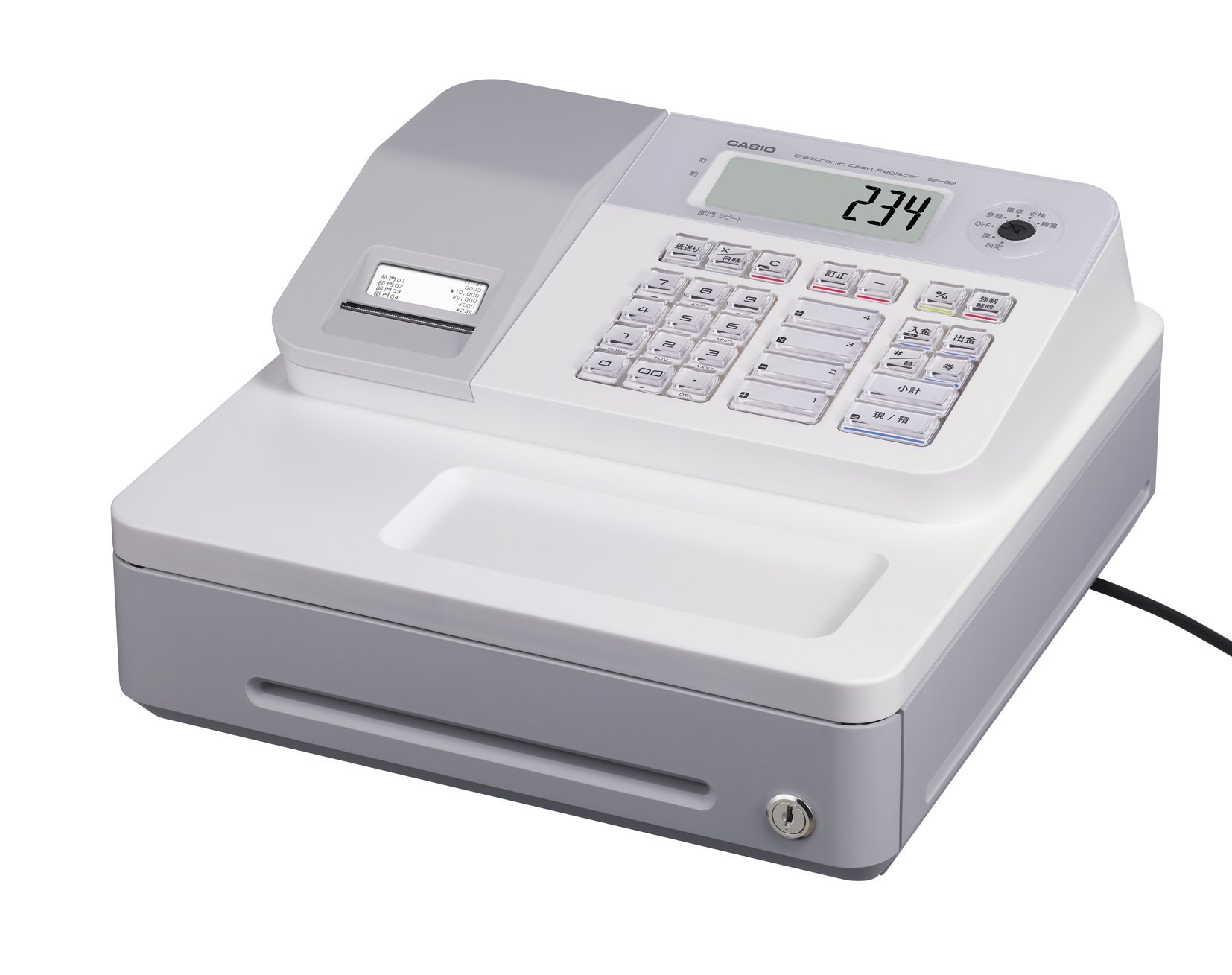 カシオレジスター SE-S30 人気機種 送料無料 834001 カシオ SE-S30-BK 